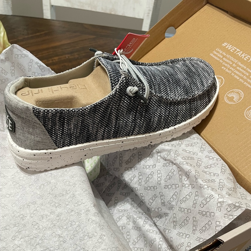 Hey Dude Men's Black Casual Shoes